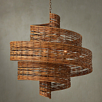 Люстра фактурная в виде спирали Enveloping Art варинант исполнения - 4 | Loft Concept в Воронеже