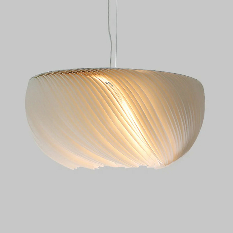 Подвесной светильник с белыми изящными декоративными лепестками Volumetric Petal Lamp Белый в Воронеже | Loft Concept 