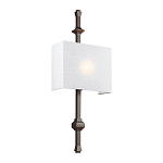 Бра с прямоугольным тканевым абажуром белого цвета Feiss варинант исполнения - 6 | Loft Concept в Воронеже