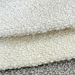 Мебельная ткань белый молочный Букле 142 см 1001 варинант исполнения - 1 | Loft Concept в Воронеже