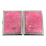 Портсигар с газовой зажигалкой из натурального камня Родонит Stone Cigarettes Cases варинант исполнения - 7 | Loft Concept в Воронеже