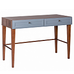 Стол письменный из массива бука с 2-мя ящиками серый Wenge Light варинант исполнения - 1 | Loft Concept в Воронеже