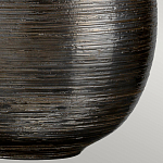 Настольная лампа с круглым фарфоровым основанием ручной работы с покрытием глазурью и белым абажуром из искусственного шелка Elstead Lighting варинант исполнения - 5 | Loft Concept в Воронеже