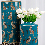 Ваза фарфоровая с крышкой Leopard Ccollection варинант исполнения - 4 | Loft Concept в Воронеже