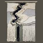 Панно ручная работа Черно-Белый Природный Орнамент  варинант исполнения - 4 | Loft Concept в Воронеже