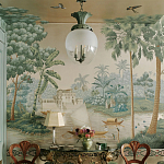 Обои ручная роспись River Scenes of Bengal Kolkata варинант исполнения - 1 | Loft Concept в Воронеже