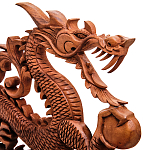 Панно из дерева дракон Panel With Animals варинант исполнения - 2 | Loft Concept в Воронеже
