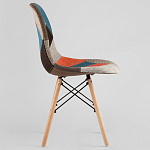 Стул с обивкой в технике пэчворк DSW варинант исполнения - 3 | Loft Concept в Воронеже