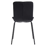 Стул черный с обивкой из велюра Black Archie Chair варинант исполнения - 4 | Loft Concept в Воронеже