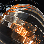 Подвесной светильник со стеклянном плафоном в форме бокала Kaleido варинант исполнения - 10 | Loft Concept в Воронеже