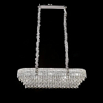 Люстра овальная с каскадом из прозрачного хрусталя Constant Sparks варинант исполнения - 3 | Loft Concept в Воронеже
