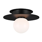 Потолочный светильник с шарообразным плафоном из белого матового стекла Generation Lighting варинант исполнения - 2 | Loft Concept в Воронеже