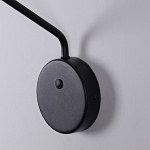 Бра с длинным чёрным металлическим каркасом Bendik Lighting варинант исполнения - 6 | Loft Concept в Воронеже