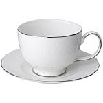 Чайный набор белый из фарфора на 6 персон 12 предметов 280 мл Garden Whisper Porcelain Set  варинант исполнения - 1 | Loft Concept в Воронеже