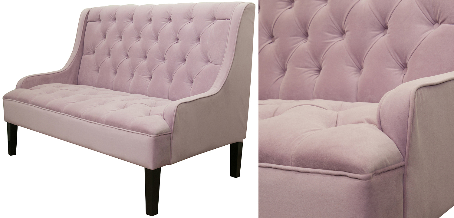 Диван Folket Sofa velour pink Диван Folket Sofa velour pink - Loft-Concept в Воронеже
