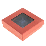 Зеркало карманное круглое двухстороннее из натурального камня Содалит в подарочной упаковке Gold Stone Mirrors варинант исполнения - 4 | Loft Concept в Воронеже