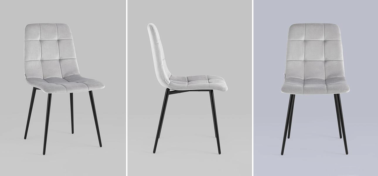 Стул NANCY Chair Молочный Велюр Стул NANCY Chair Молочный Велюр - Loft-Concept в Воронеже