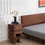 Тумбочка прикроватная с ящиком и дверцей Робот Robot Desk варинант исполнения - 8 | Loft Concept в Воронеже