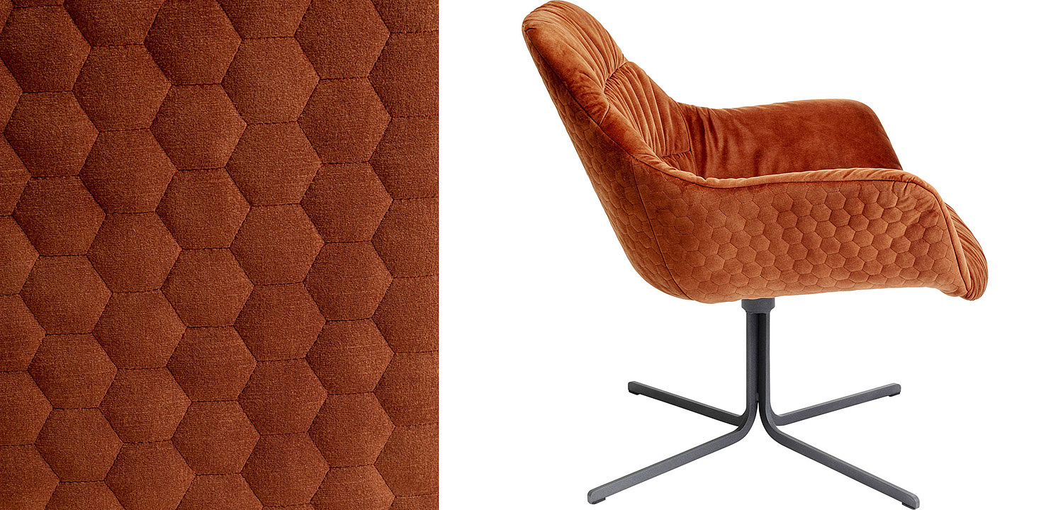 Кресло вращающееся Cinnamon Honeycomb - Loft-Concept в Воронеже