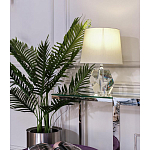 Настольная лампа с кремовым абажуром на граненном основании Crystal Facets варинант исполнения - 1 | Loft Concept в Воронеже