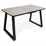 Стол обеденный раздвижной с прямоугольной бежевой столешницей Magali варинант исполнения - 1 | Loft Concept в Воронеже