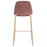 Барный стул на золотистых ножках VENDRAMIN Pink варинант исполнения - 5 | Loft Concept в Воронеже