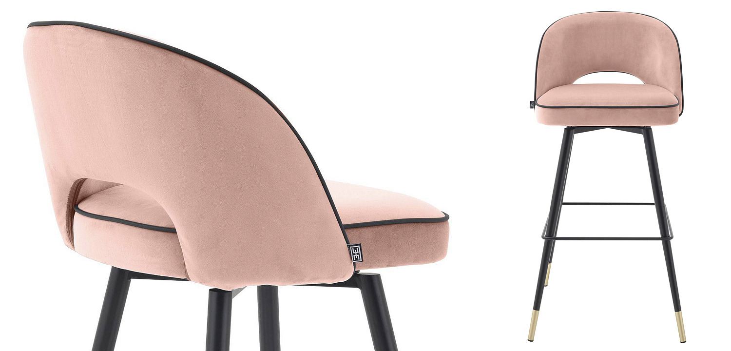 Комплект барных стульев Eichholtz Bar Stool Cliff set of 2 nude Комплект барных стульев Eichholtz Bar Stool Cliff set of 2 nude - Loft-Concept в Воронеже