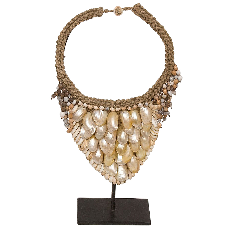 Этническое ожерелье с перламутровыми ракушками Mother of Pearl Shell Necklace Бежевый Перламутровый Этническое ожерелье с перламутровыми ракушками Mother of Pearl Shell Necklace Бежевый Перламутровый в Воронеже | Loft Concept