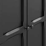 Шкаф черный Silva Black Cabinet варинант исполнения - 5 | Loft Concept в Воронеже