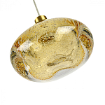 Подвесной светильник с прозрачным стеклянным плафоном округлой формы Effervia  варинант исполнения - 12 | Loft Concept в Воронеже