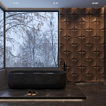 Гипсовая 3D панель с принтографией PM-22 варинант исполнения - 1 | Loft Concept в Воронеже