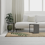 Комплект из 2-х приставных столов серого цвета из дерева ZIGOSH RETRO GREY варинант исполнения - 3 | Loft Concept в Воронеже