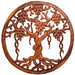 Панно из дерева Wood Panel With Trees варинант исполнения - 1 | Loft Concept в Воронеже