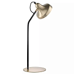 Настольная лампа с плафоном в форме купола в сочетании черного и золотистого цвета Minimalist Execution варинант исполнения - 3 | Loft Concept в Воронеже