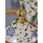 Шкатулка в форме яйца на величественных львах из фарфора с бронзовыми элементами Eden Garden варинант исполнения - 5 | Loft Concept в Воронеже