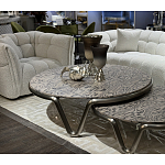 Стол журнальный круглый с узором Table Hypontic Pattern варинант исполнения - 6 | Loft Concept в Воронеже