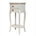 Белая тумба на фигурных ножках Shelby варинант исполнения - 2 | Loft Concept в Воронеже