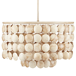 Люстра с каскадом из круглых декоративных элементов Texture Discs варинант исполнения - 3 | Loft Concept в Воронеже