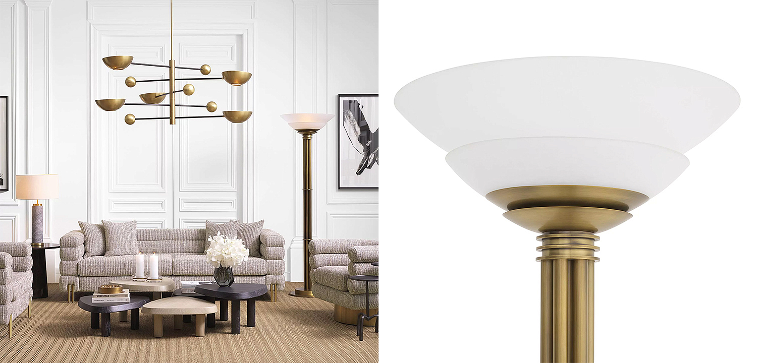 Торшер Eichholtz Floor Lamp Figaro Торшер Eichholtz Floor Lamp Figaro - Loft-Concept в Воронеже