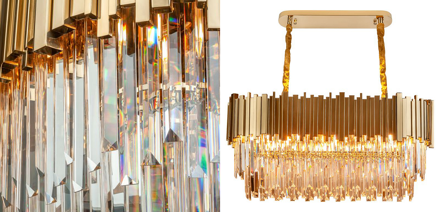 Большая многоярусная люстра Cascade Glass Metal Luxxu Chandelier 100 Большая многоярусная люстра Cascade Glass Metal Luxxu Chandelier 100 - Loft-Concept в Воронеже