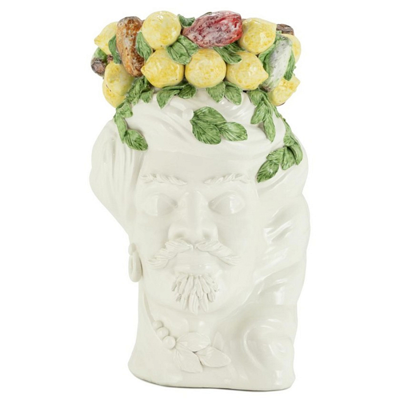Ваза No Face Head Vase Man Big Белый Желтый Зеленый в Воронеже | Loft Concept 