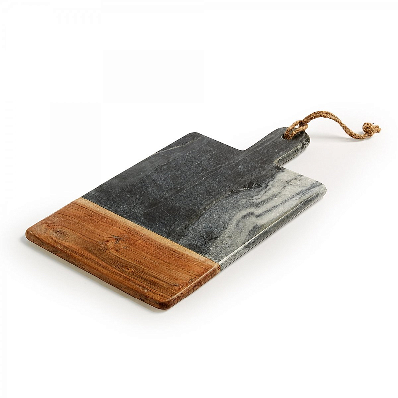 Разделочная доска Wood Strip Серый Коричневый в Воронеже | Loft Concept 