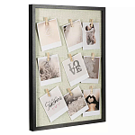 Рамка для фото с подсветкой c деревянными прищепками в комплекте Photo Backlight варинант исполнения - 1 | Loft Concept в Воронеже