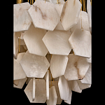 Люстра с фигурными подвесками из натурального камня Glowing Spheres варинант исполнения - 5 | Loft Concept в Воронеже