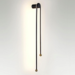 Бра черного цвета с изогнутым плафоном Luke Lampco Tracer Lamp варинант исполнения - 4 | Loft Concept в Воронеже