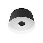 Потолочный светильник с цилиндрическим черным металлическим абажуром 20 Urban Dome варинант исполнения - 1 | Loft Concept в Воронеже