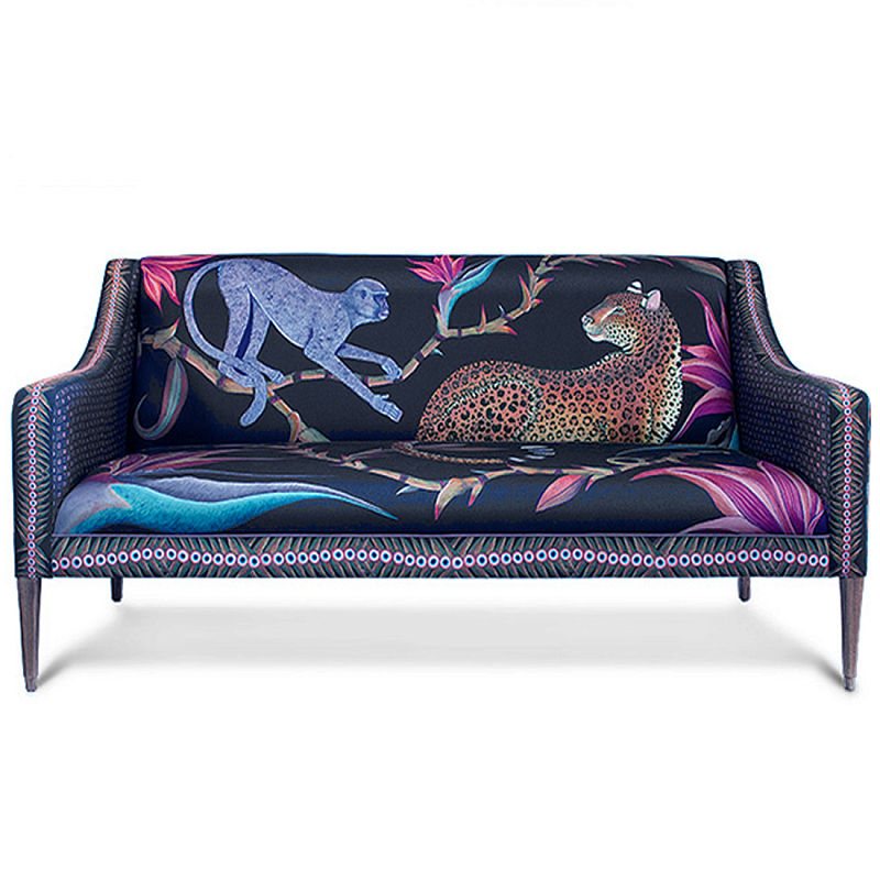 Диван ZAMBEZI Sofa Лиловый цвет Мульти Диван ZAMBEZI Sofa Лиловый цвет Мульти в Воронеже | Loft Concept