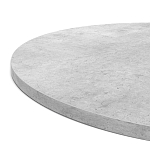 Стол обеденный с круглой светло-серой столешницей Harris Collection варинант исполнения - 5 | Loft Concept в Воронеже