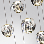 Люстра каскадня с 27-ю прозрачными шарообразными подвесами Bubbles Bocci варинант исполнения - 3 | Loft Concept в Воронеже