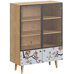 Витрина с изображением на дверцах Elise Cupboard варинант исполнения - 6 | Loft Concept в Воронеже